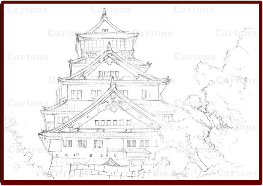 102a 大阪城 | 下絵工房カルトーネ 102a 大阪城 | 下絵工房カルトーネ