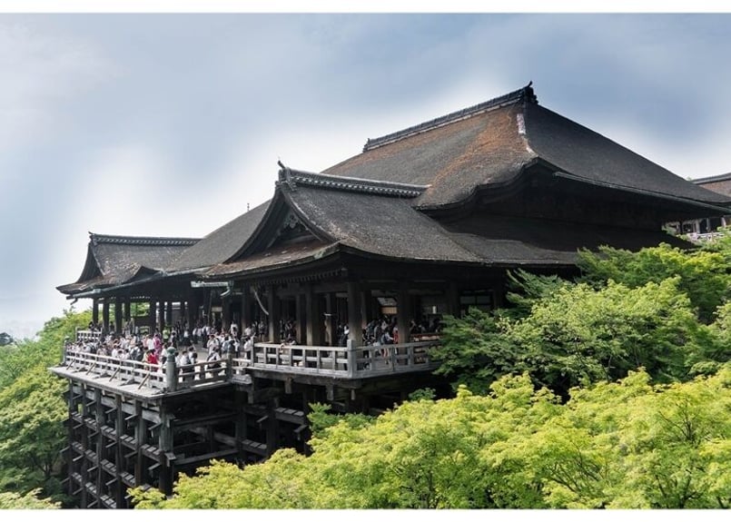 084b 清水寺 （着彩見本付き） | 下絵工房カルトーネ