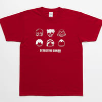 Tシャツ(探偵団)ガーネットレッド