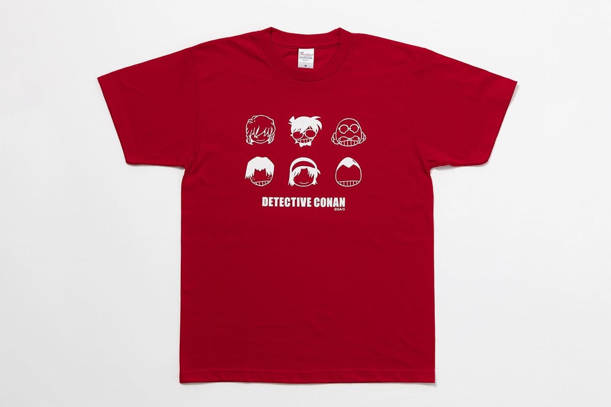 Tシャツ(探偵団)ガーネットレッド | コナン百貨店