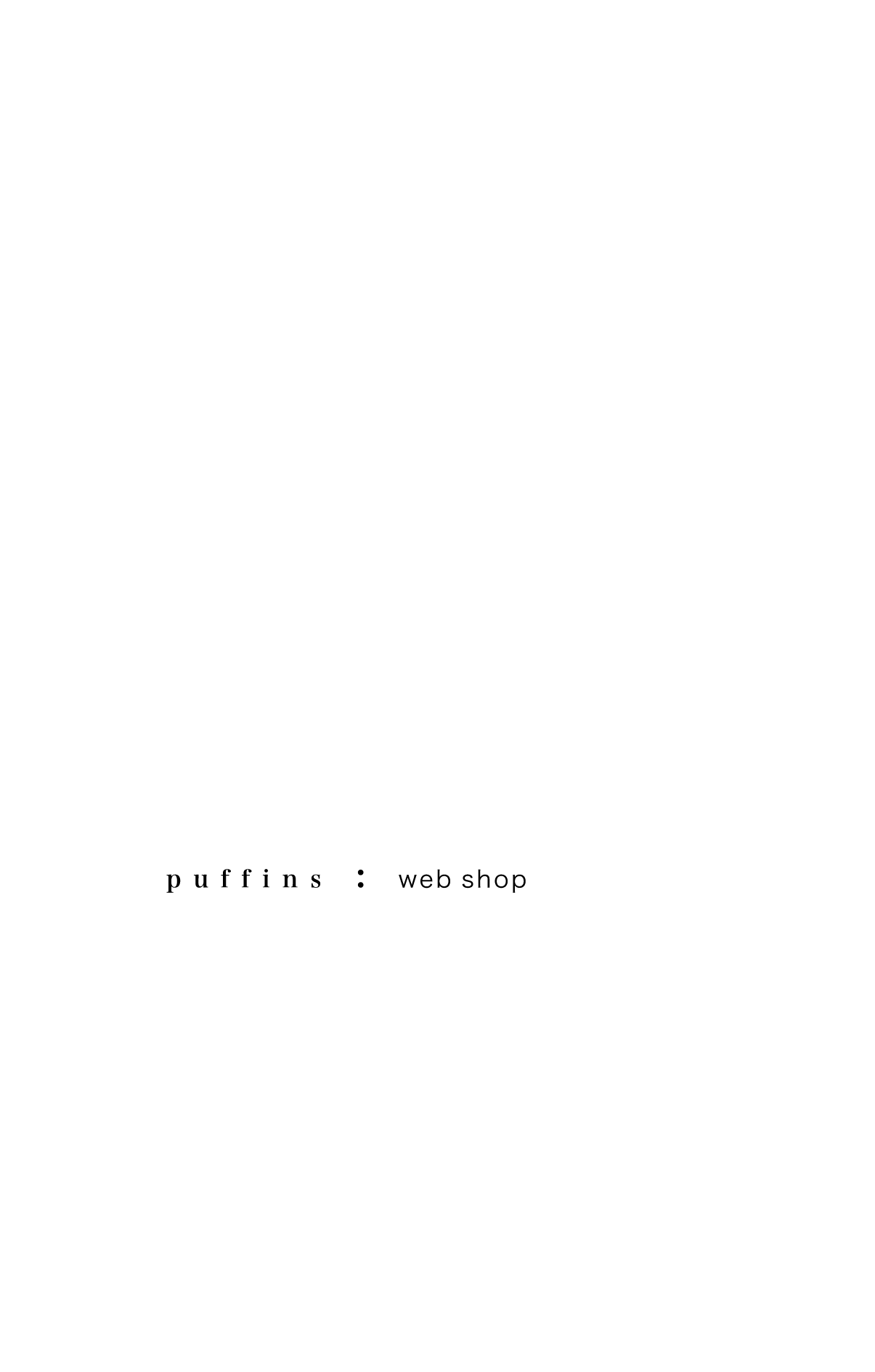 puffins　:　web store