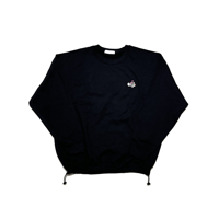 puffins art CREW SWEAT SHIRT  【 spice is playing #3 】- Black