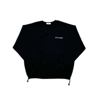 puffins art CREW SWEAT SHIRT  【 spice is playing #2 】- Black