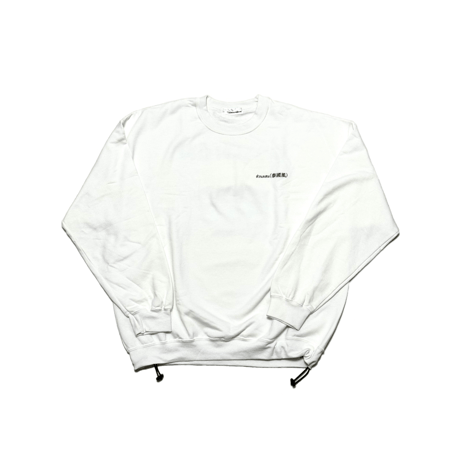 puffins art CREW SWEAT SHIRT  【 The Recipe  】- White