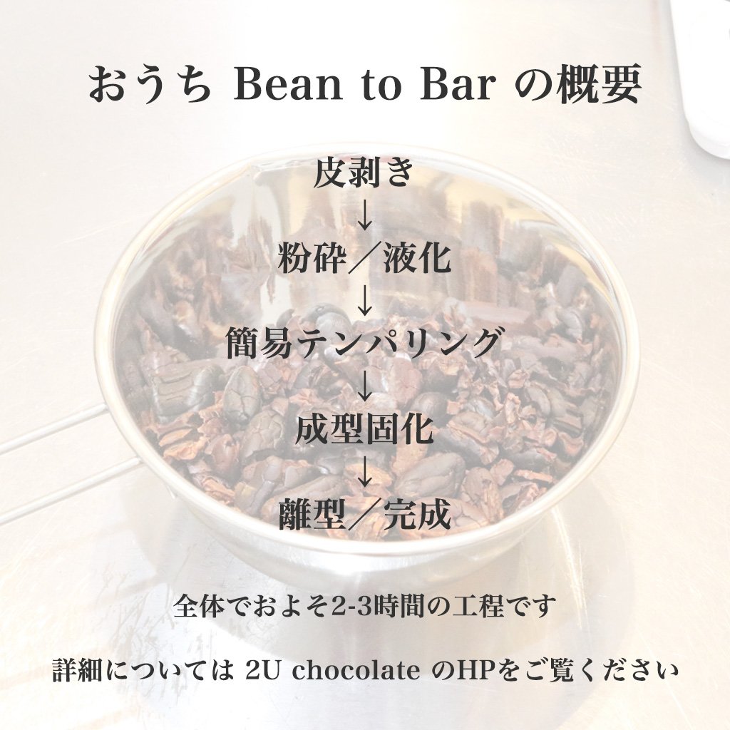 Cacao Beans -Roasted-（焙煎カカオ豆：産地指定） | 2U chocolate