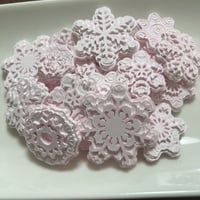 雪の結晶アロマストーン（ピンク）