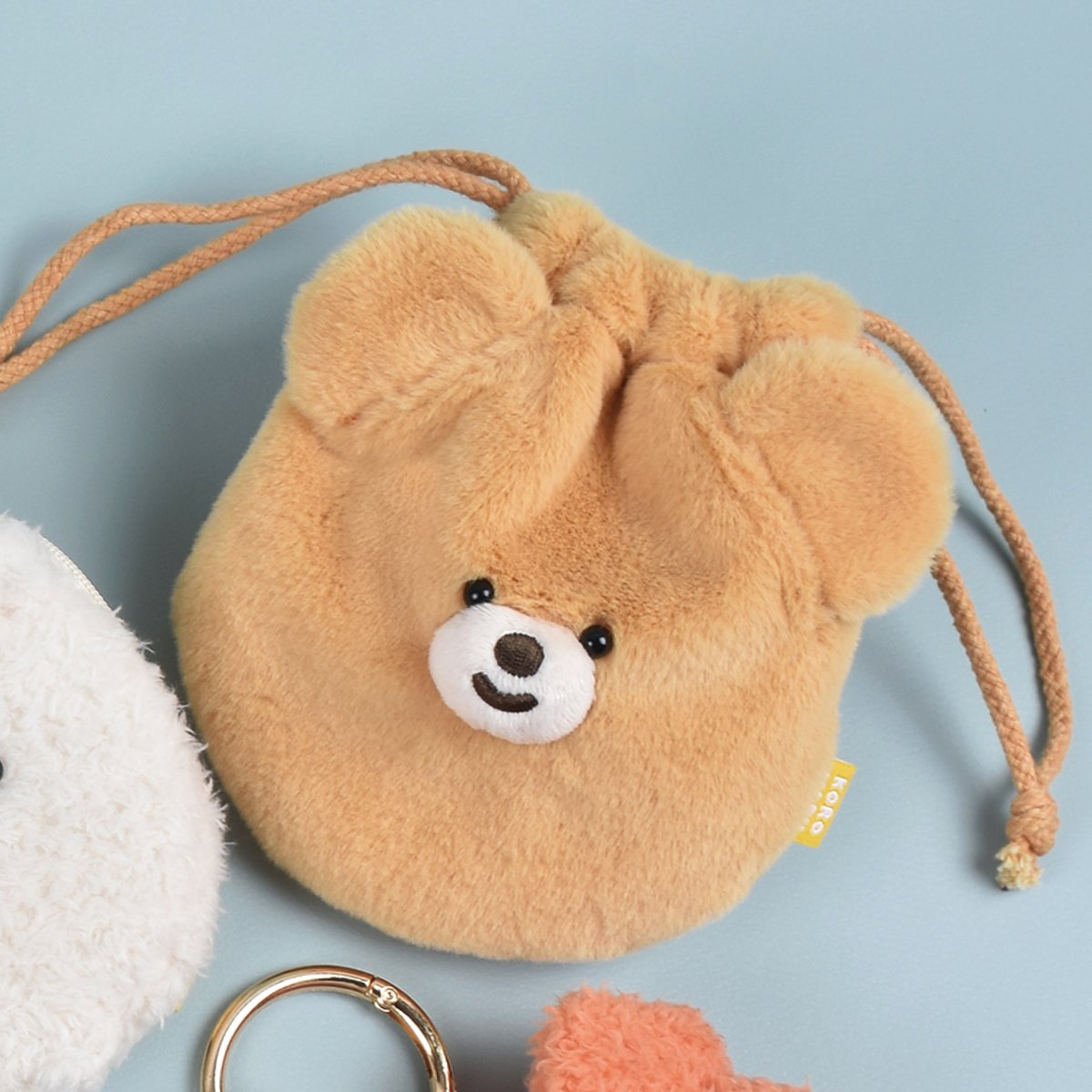 色んなリネンのまるころりん巾着♪