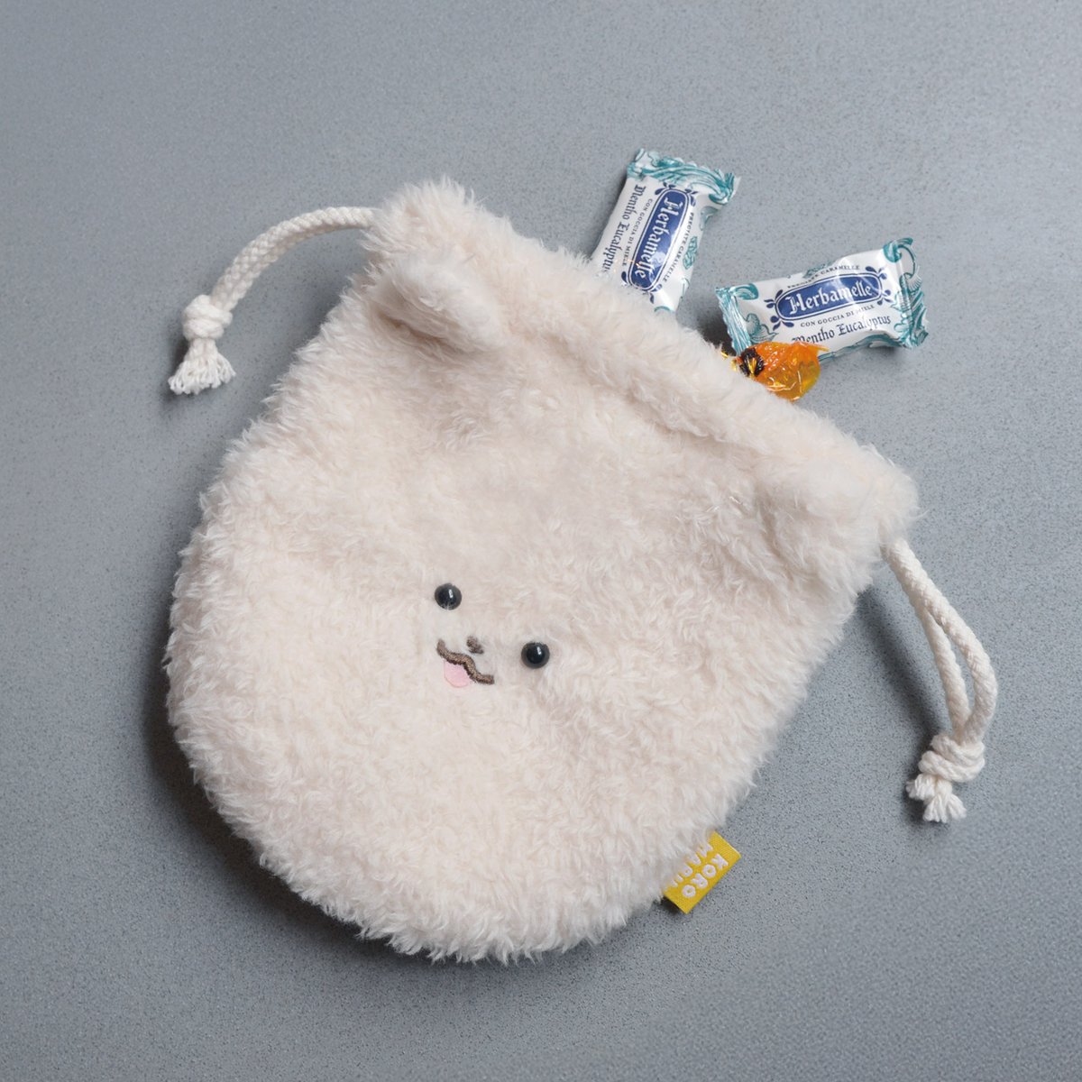 色んなリネンのまるころりん巾着♪ ころまるさん ミニ巾着 | ピージーデザイン 公式オンラインストア