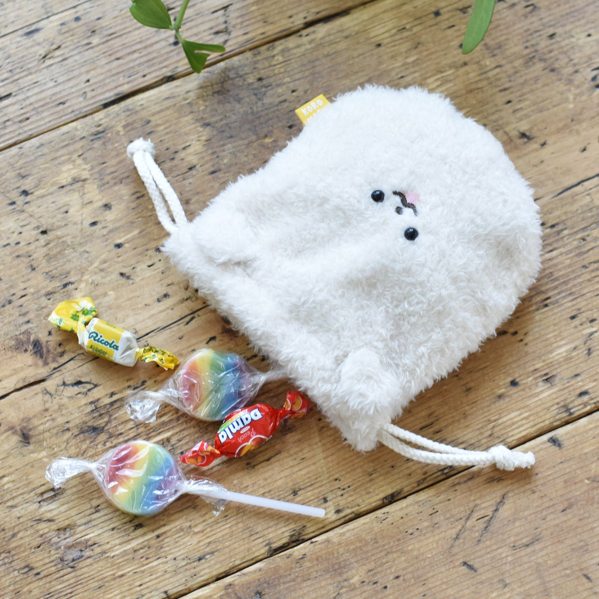 ころまるさん ミニ巾着 | ピージーデザイン 公式オンラインストア