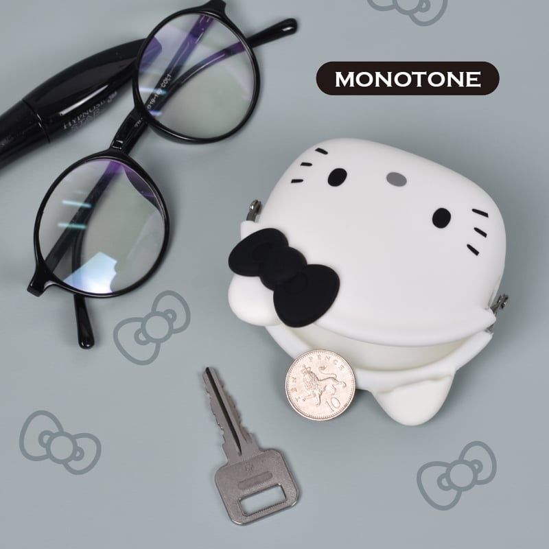 mimi POCHI HELLO KITTY (モノトーン・ブラウン) | ピージーデザイン