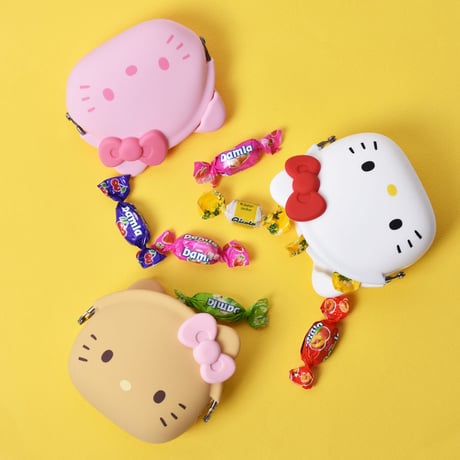 mimi POCHI HELLO KITTY (モノトーン・ブラウン)