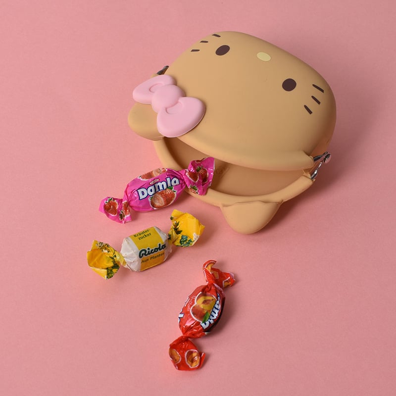 mimi POCHI HELLO KITTY (モノトーン・ブラウン) | ピージーデザイン