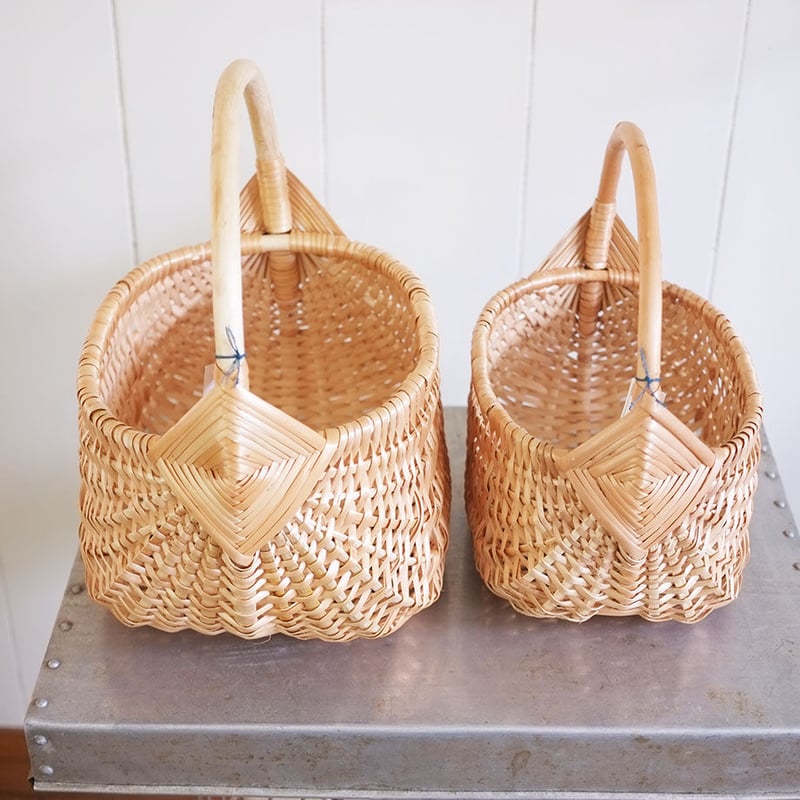 RIGA BASKET/リガバスケットマロンS ラトビア柳バスケットかご RIGA BASKET/リガバスケットマロンS ラトビア柳バスケットかご