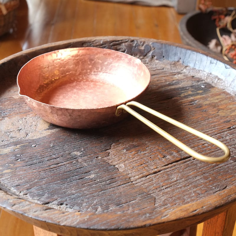 水野正美作　銅製フライパン ダブルハンドル 水野正美作 銅製フライパン ダブルハンドル 銅鍋池田晴美 両手鍋