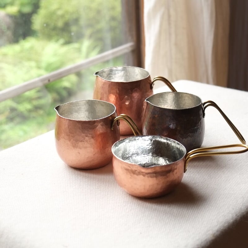 銅鍋　池田晴美 両手鍋 池田晴美 銅の蓋付き両手鍋 素地 - poooL (online shop)