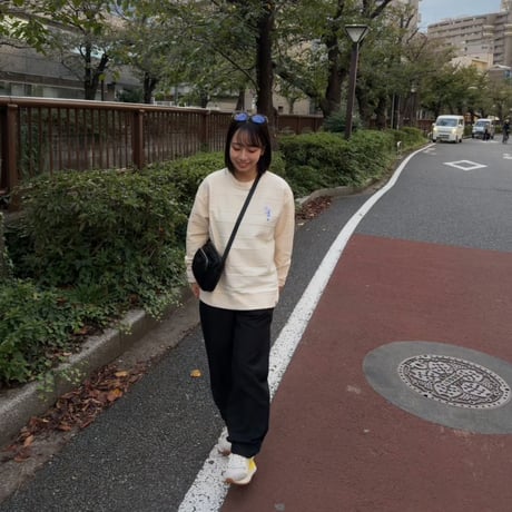 jacquard crew sweat 　[OFF WHITE]　HEV-25019