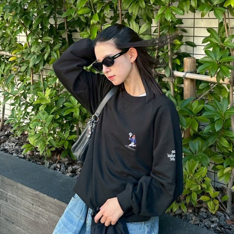 5th Anniversary serial number raglan sweat＆Stic