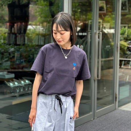 organic cotton  artist house＆♡ S/S Tee 　[NAVY]　HEV-24018