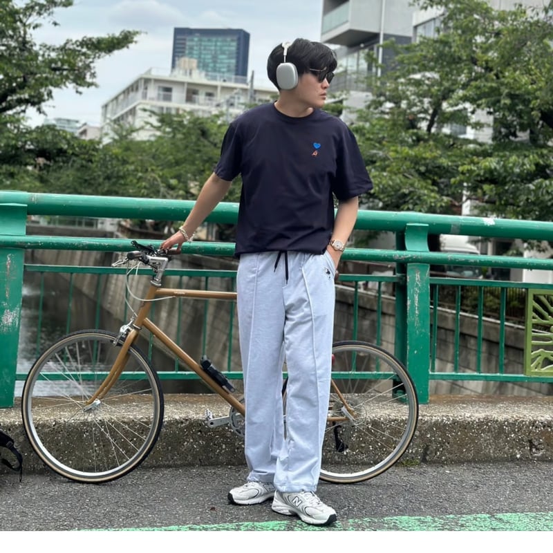 hem cord sweat pants [gray] HEV-24016 | hish er