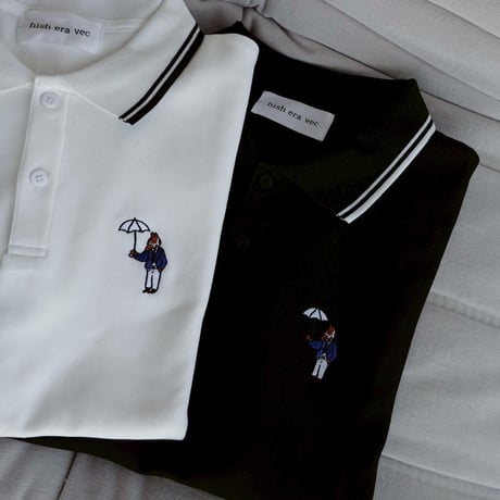 Short sleeve Polo shirt 　[WHITE]　HEV-26006