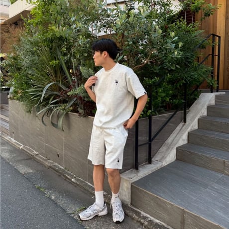 Ripple Shorts 　[WHITE OATMEAL]　HEV-26010