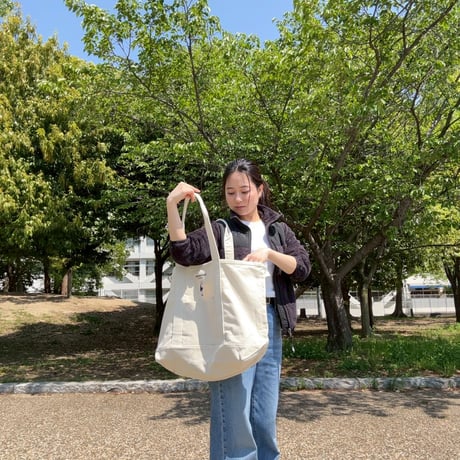 hish era vec BIG tote bag 　[natural]　HEV-25012
