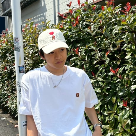 ♡ Embroidery Cap　[off white]　HEV-25009