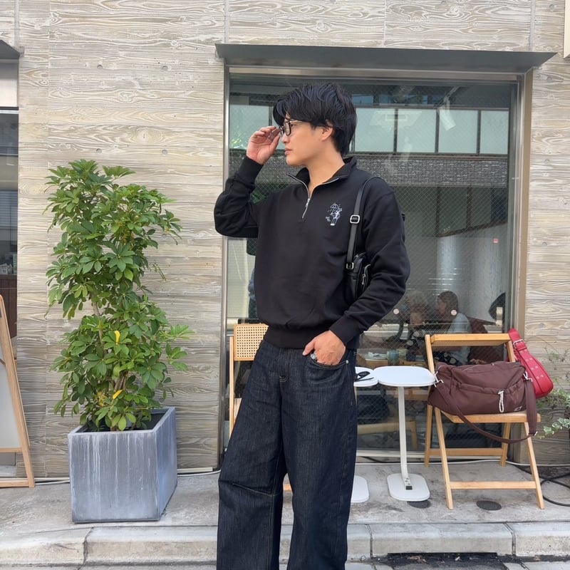 harf ZIP sweat [black] HEV-25018 | hish era vec