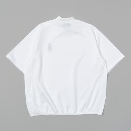 GOLF Embroidery mockeck jersey Tee 　[WHITE]　HEV-26007