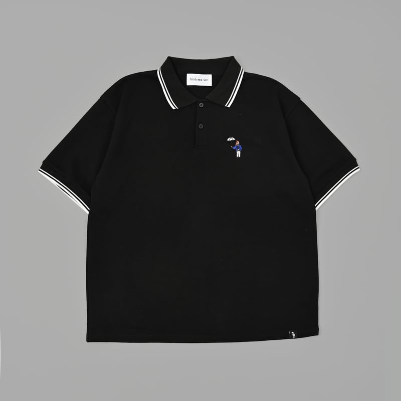 Short sleeve Polo shirt [BLACK] HEV-26006 | hi