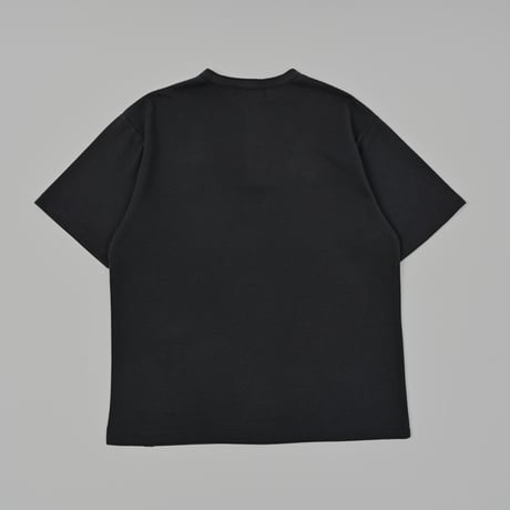 Henley Neck Tee 　[CHARCOAL BLACK]　HEV-26008