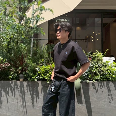Ripple Tee 　[BLACK]　HEV-26009