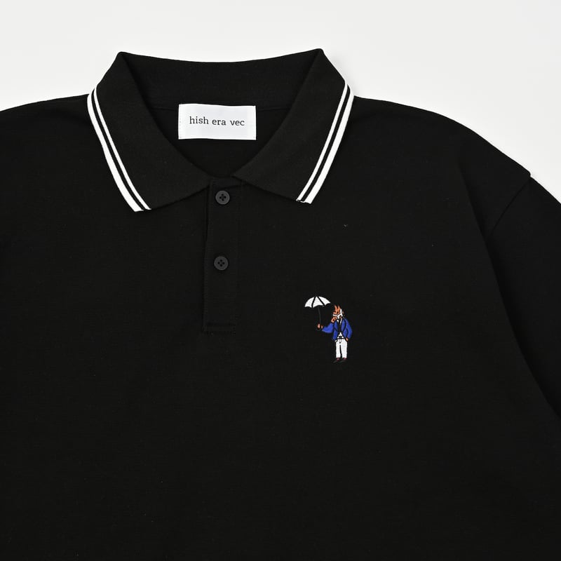 Short sleeve Polo shirt [BLACK] HEV-26006 | hi