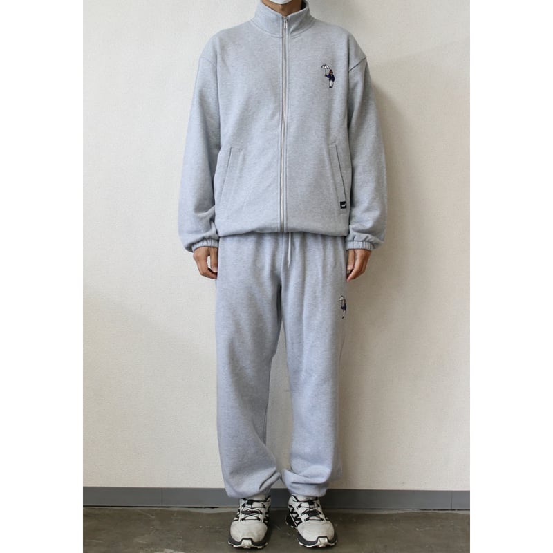 Gentleman Embroidery ZIP sweat [gray] HEV-2400