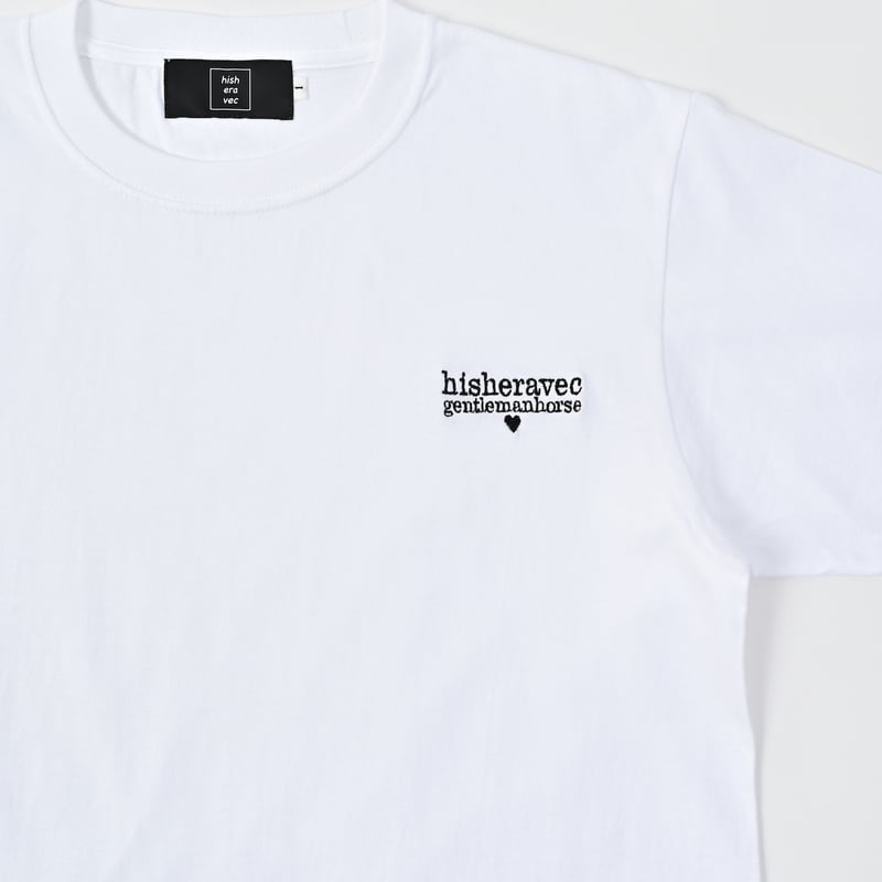Embroidery S/S Tee [white] HEV-25014 | hish er