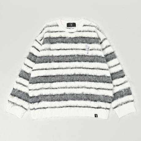 hish era vec ボーダーニットポロ hish era vec ボーダーニットポロ