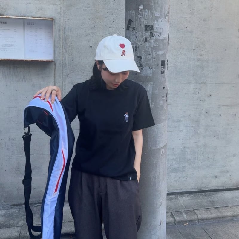 GOLF Embroidery S/S Tee [black] HEV-25016 | hi