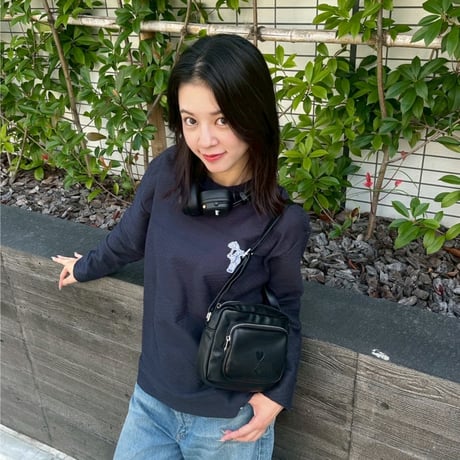 jacquard crew sweat 　[NAVY]　HEV-25019