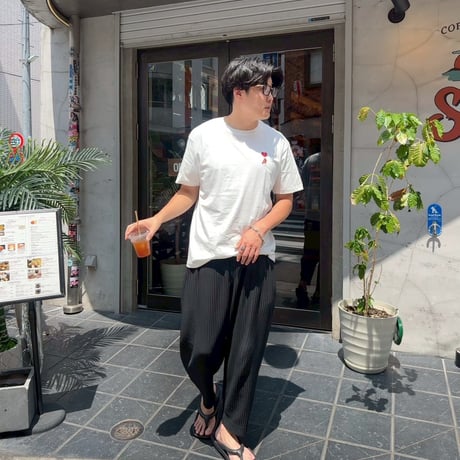 organic cotton artist house＆♡ S/S Tee 　[WHITE]　HEV-24018