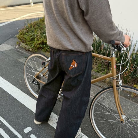 denim pants　[dark navy]　HEV-25020