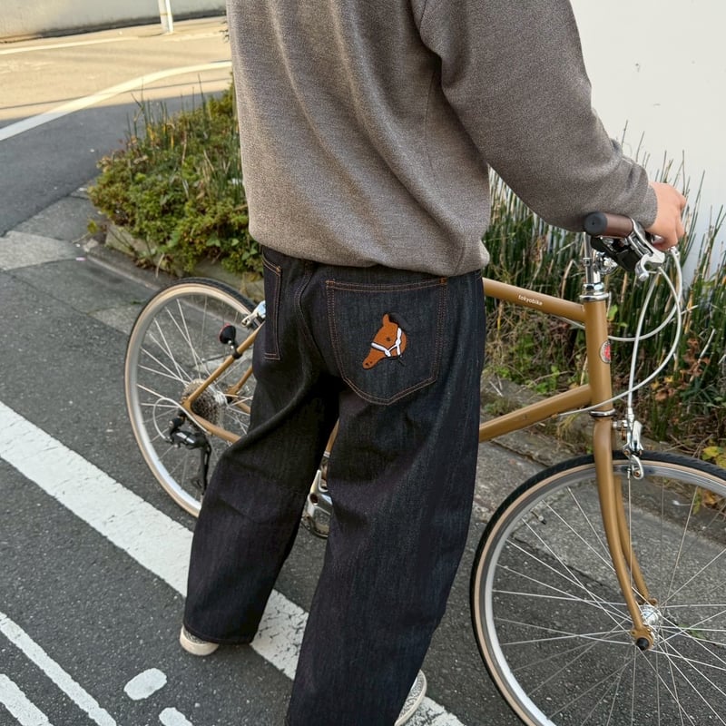 denim pants [dark navy] HEV-25020 | hish era vec
