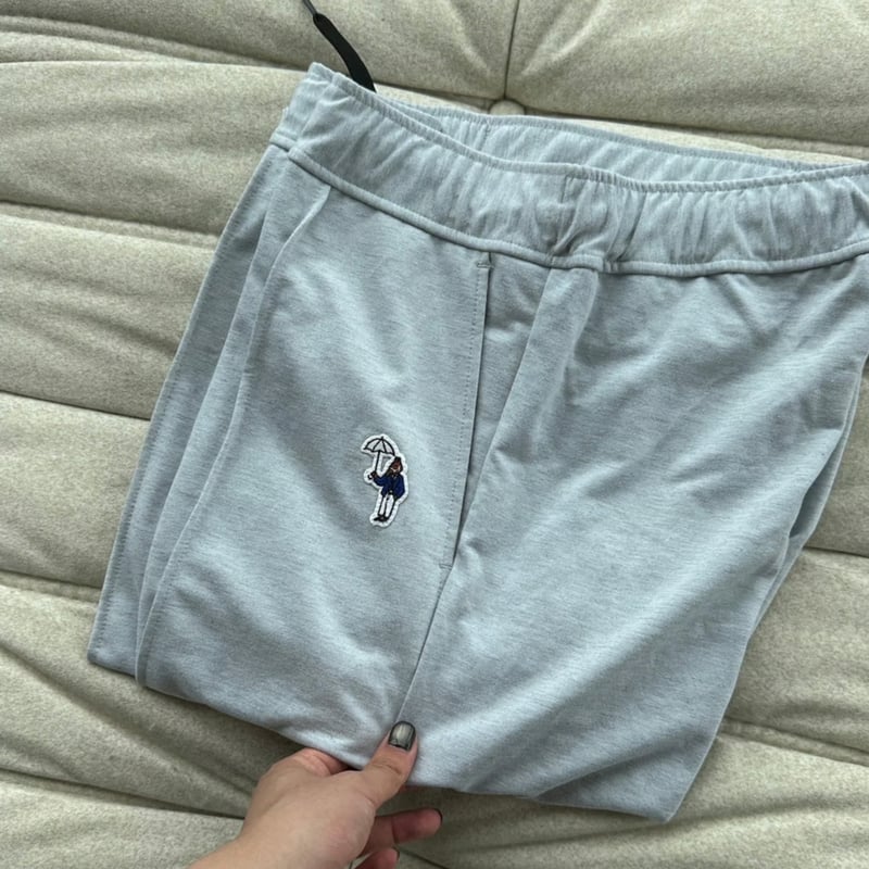 hem cord sweat pants [gray] HEV-24016 | hish er