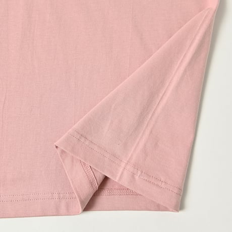 organic cotton Embroidery S/S Tee 　[pink]　HEV-23017