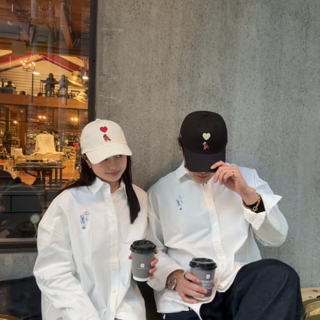 ♡ Embroidery Cap　[black]　HEV-25009