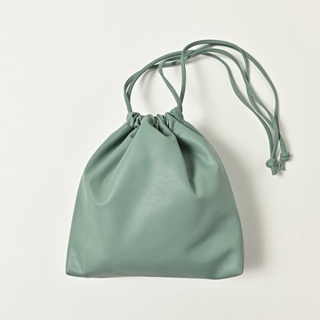 Eco leather Pouch　[mint green]　HEV-BG21005