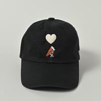 ♡ Embroidery Cap　[black]　HEV-25009