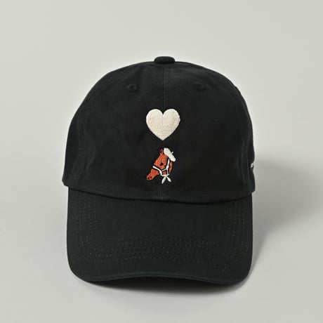 ♡ Embroidery Cap　[black]　HEV-25009