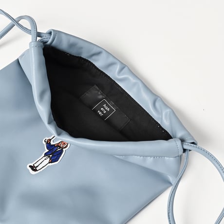 Eco leather Pouch　[blue]　HEV-BG21005