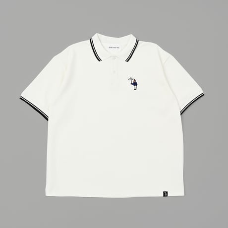Short sleeve Polo shirt 　[WHITE]　HEV-26006