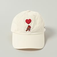 ♡ Embroidery Cap　[off white]　HEV-25009